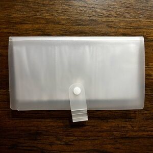 Translucent White Card Holder - 84 Slots